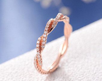 Handmade Rings with Creation & Passion by LoveRingsDesign on Etsy Diamond Image, Wedding Band Unique, Rose Gold Wedding Band, Infinity Ring Wedding, Gold Diamond Wedding Band, Natural Diamond Ring, Bridesmaid Jewelry Sets, Morganite Engagement, Unique Wedding Bands