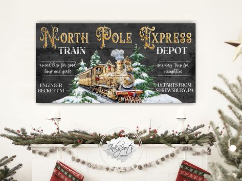 Polar express door decorations