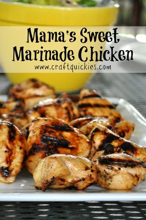 Mama’s Sweet Chicken Marinade Sweet Chicken Marinade, Souvlaki Marinade, Apricot Chicken Recipes, Marinade Chicken, Apricot Chicken, Sweet Chicken, Chicken Marinade, Grilled Chicken Recipes, Chicken Marinades