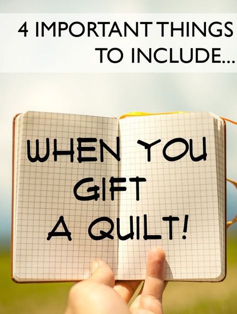 Giving a Quilt as a Gift? Quilt Care, Quilted Gifts, Quilt Labels, Quilt Baby, Quilting For Beginners, Quilting Techniques, Rag Quilt, Patch Quilt, Quilting Tips