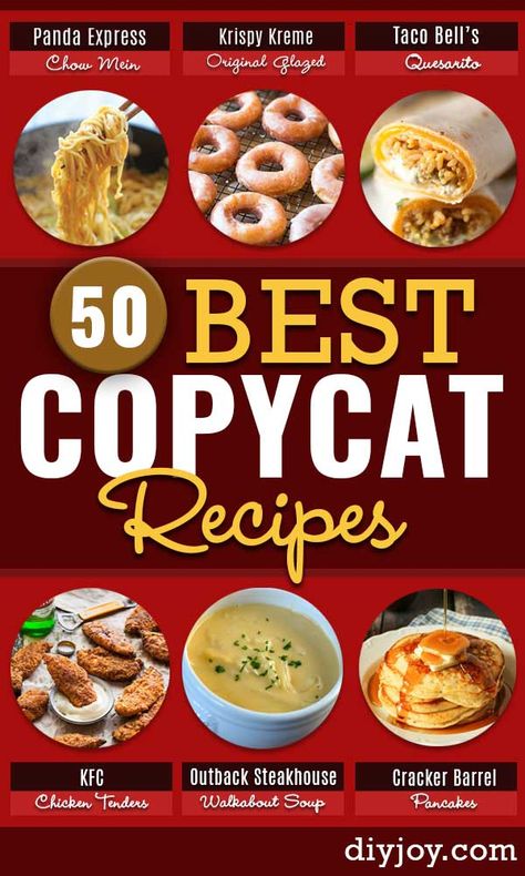 Best Copycat Recipes, Restaurant Recipes Famous, The Cheesecake Factory, Fingerfood Party, Outback Steakhouse, Copykat Recipes, Copycat Restaurant Recipes, Cat Recipes, Taco Bell