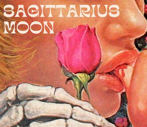 Arte Pulp, Sagittarius Moon, Energy Vampires, Astrology Art, Moon Signs, Pulp Art, Zodiac Art, Classic Horror, Cool Stuff