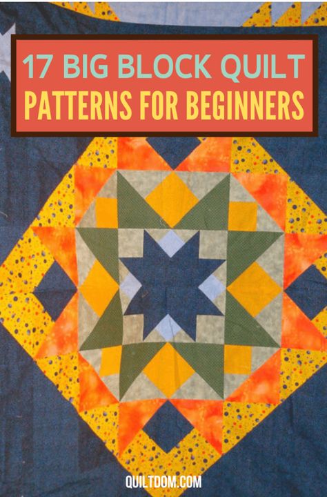 Big Block Quilt Patterns, Block Quilt Patterns, Quilt Patterns For Beginners, Amish Quilt Patterns, Texas Quilt, Quilt Big, Big Block Quilts, Block Quilt, Quilt Sewing Patterns