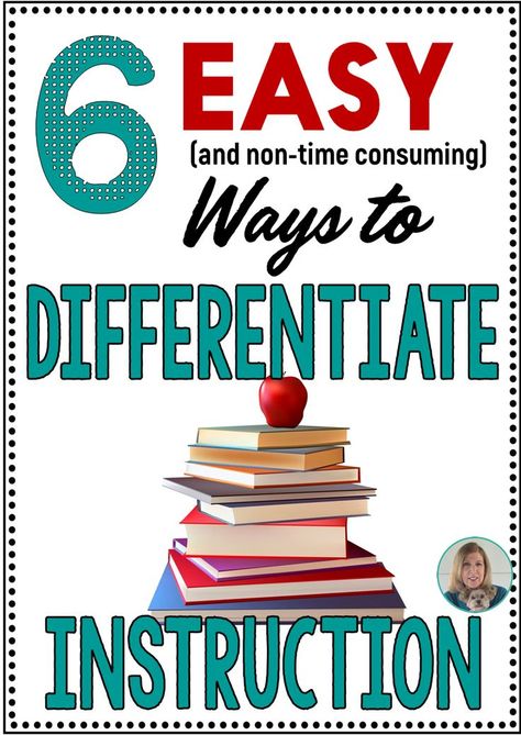 Read about easy ways to differentiate your instruction without time-consuming planning. TeachingELAwithJoy.com #differentiate   #middleschoolELA  #studentsuccess Instructional Strategies Teaching, Math Instructional Strategies, Differentiated Instruction Strategies, Differentiation Strategies, Differentiation In The Classroom, Differentiated Learning, Direct Instruction, Instructional Strategies, Instructional Coaching