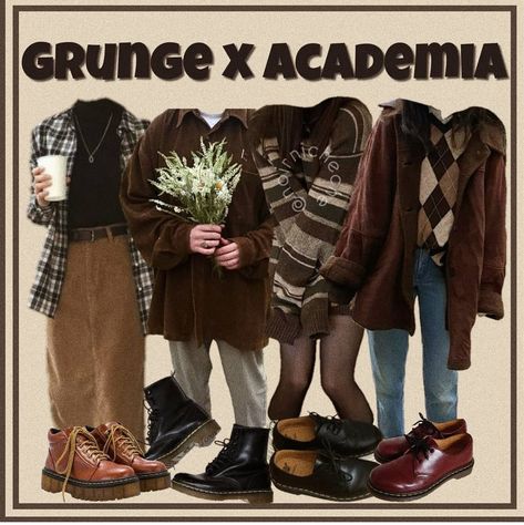 𝓘𝓷𝓼𝓽𝓪𝓰𝓻𝓪𝓶 𝓫𝔂: @noirnicheche Grunge X Academia Outfits, Grunge Academia Outfits, Chaotic Academia Outfits, Grain Filter, Punk Academia, Grunge Academia, Academia Aesthetic Outfit, Dark Academia Outfits, Estilo Dark