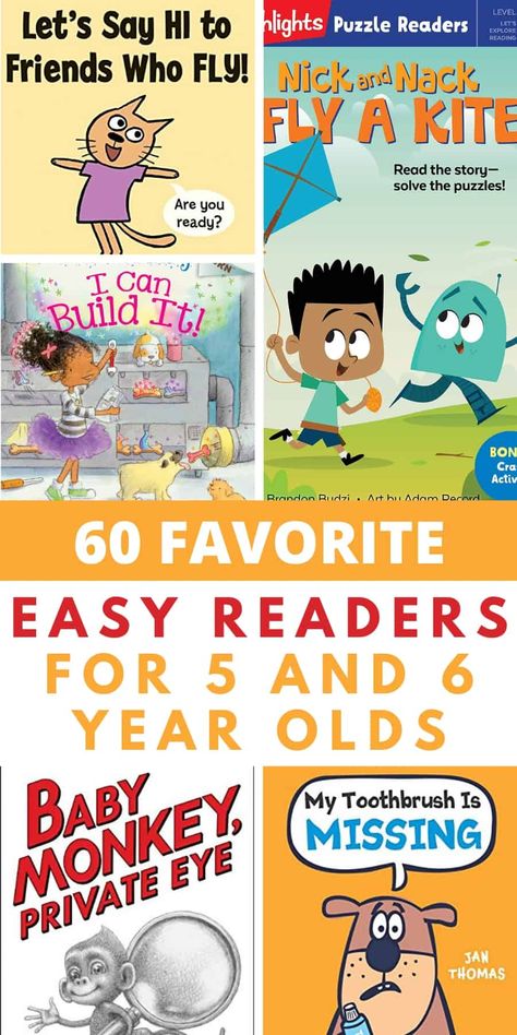 Read the best easy readers also called early readers (levels 1 and 2) for boys and girls in kindergarten and first grade, ages 5 and 6. Easy Readers For First Grade, Sadie Jean, Books For Beginning Readers, Easy Reader Books, Summer Themes, Waldorf Homeschool, Phonics Books, Books Ideas, Homeschool Books