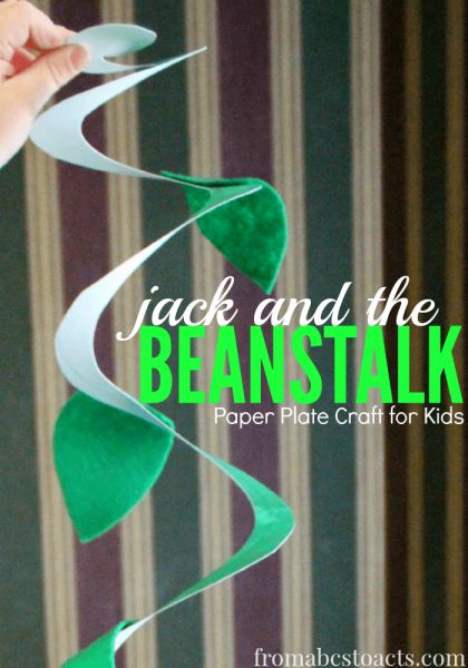 Reading Jack and the Beanstalk with your preschooler? Make it come to life by making a beanstalk of your very own! Beanstalk Craft, Bean Stalk, Fairy Tales Preschool, Fairy Tale Activities, Fairy Tales Unit, Nursery Rhymes Preschool, Nursery Rhyme Theme, Fairytale Theme, Fairy Tale Crafts