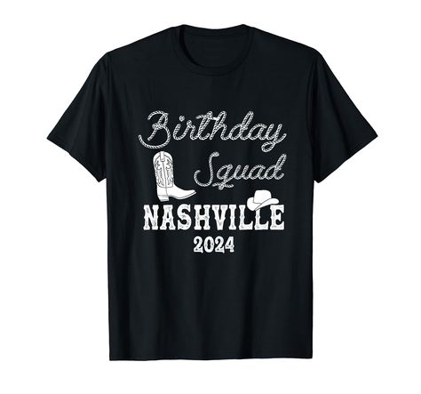 PRICES MAY VARY. Design Girls Trip Nashville 2024 for women is for a birthday & bachelorette party, girls birthday squad, or on weekends. Girls trip Nashville Birthday squad or womens weekend design is cool outfits for womens weekend 2024. Girls Trip Nashville 2024 For Womens Weekend, Birthday Girls Trip , Birthday Squad Party. If you are 21st, 30th, 40th, 50th wear on the girls trip to Nashville birthday squad party. Girls trip better than therapy. Friends girls weekend. Lightweight, Classic fi Nashville Birthday, Weekend Design, Birthday Trip, T Shirt Image, Design Girl, Girls Weekend, Travel Shirts, Girls Birthday, Party Girls