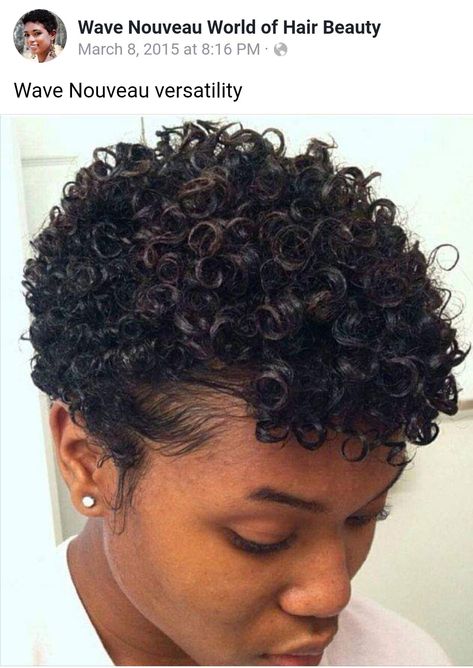 Wave Nouveau Wave Nouveau, Natural Curls Black, Curly Natural Curls, Short Natural Curls, Frizzy Curls, Natural African American Hairstyles, Short Hair Black, American Hairstyles, Trendy Short Haircuts