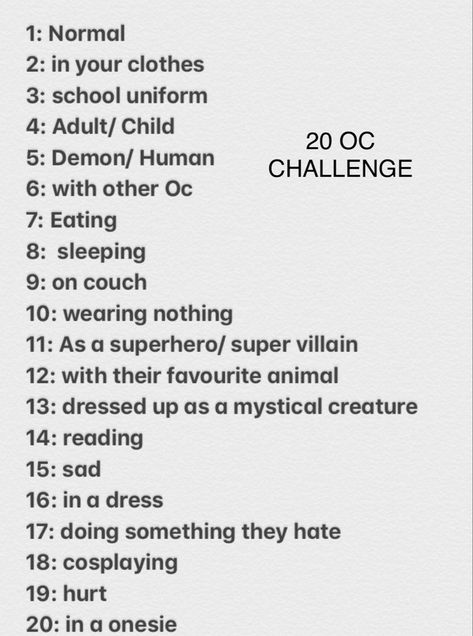 Group Art Challenge, Character Outfit Challenge, 30 Day Oc Challenge Gacha Club, Art Prompts Oc, Lgbtq Oc Challenge, Draw Yourself Challenge Template, Drawing Ideas Oc Challenge, Questions For Your Oc, Draw Your Oc Challenge Template