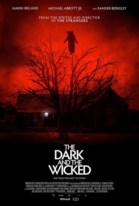 The Dark and the Wicked (2020) Marin Ireland, John Cho, Lorraine Warren, Dustin Hoffman, Kevin Bacon, رعب نفسي, 2020 Movies, Best Horror Movies, Bill Skarsgard