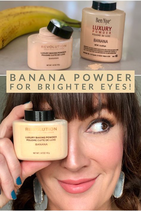 Banana Baking Powder Makeup, Revolution Banana Powder, Banana Powder Makeup How To Use, Banana Powder Makeup, Banana Setting Powder, Ben Nye Makeup, Luxury Powder, Baking Makeup, Yellow Banana