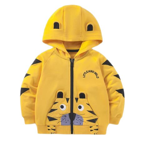 PRICES MAY VARY. 100% Cotton Zipper closure 100% cotton 100% brand new and high quality Boys spring and autumn jacket, zipper opening and closing. Cartoon dinosaur fox printing, front zipper, easy to put on and take off the , comfortable and breathable fabric, Very suitable for daily wear, vacation, outdoor sports, hiking, camping, running and walking. It is the best gift for Christmas, birthday, Halloween, Thanksgiving, etc. Note: please follow the normal size to buy, thank you. Suitable for bo Toddler Outerwear, Tiger Embroidery, Baby Boy Coat, Hooded Coats, Tiger Hoodie, Cartoon Tiger, Bjj Gi, Baby Boy Jackets, Boys Pattern