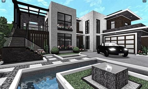 Modern Family House, Two Story House Design, Mansion Exterior, Small House Layout, House Decorating Ideas Apartments, House Plans Mansion, Tiny House Layout, Diy House Plans, House Floor Design