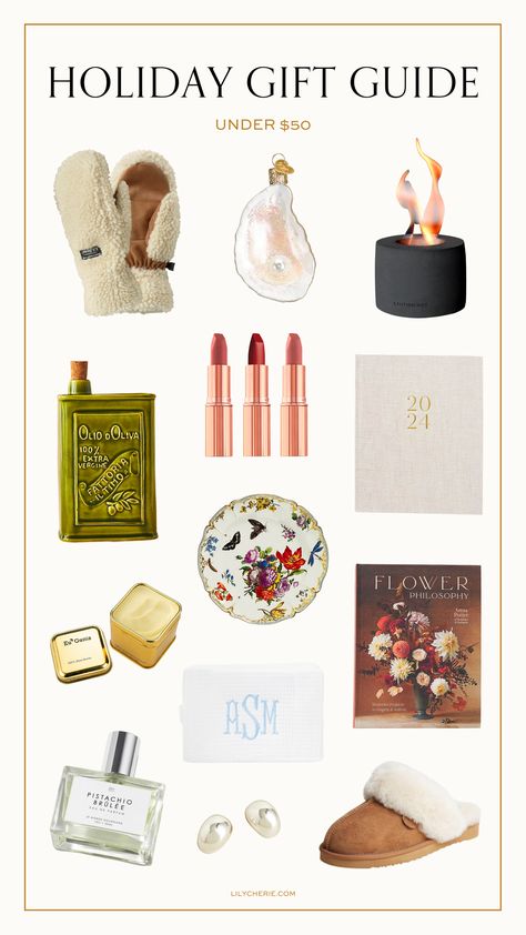 100 Best Gifts for Her That Are $50 or Under Francophile Gifts, Best Gifts Under 50, Xmas Gift Guide, Girly Christmas Gifts, Luxury Birthday Gifts, Affordable Christmas Gifts, Beauty Gift Guide, Budget Friendly Gift, Gift Inspo