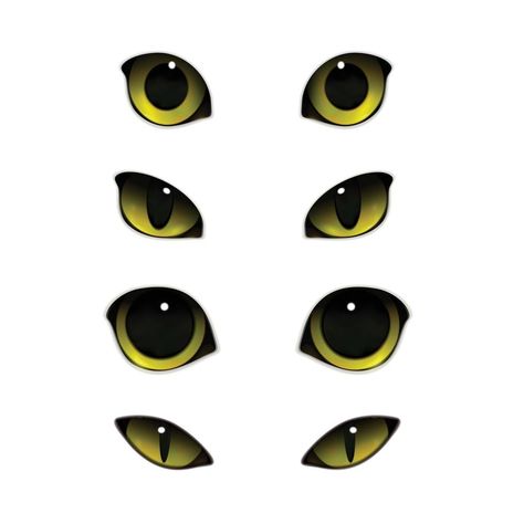 Cat Emotions, Cat Eyes Drawing, Cat Emotes, Feline Eyes, Stream Ideas, Eyes Vector, Eyes Realistic, Digital Art Software, Strange Beasts