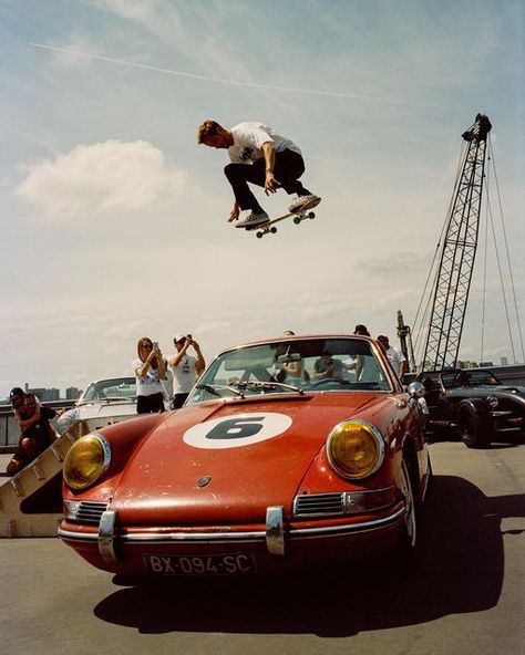 Contax G2, Nike Poster, Porsche 912, 35mm Photography, Kodak Film, Shoot Film, Automotive Photography, Kodak Portra, Cars Movie