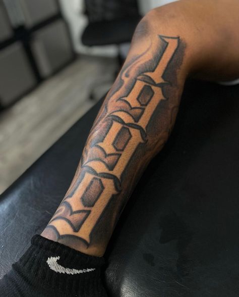 Calf Sleeve Tattoo, Simple Leg Tattoos, Hand Tattoos For Men, Arm Tattoos For Guys Forearm, Dark Skin Tattoo, Black Men Tattoos, Half Sleeve Tattoos Forearm, Hard Tattoos, Band Tattoos