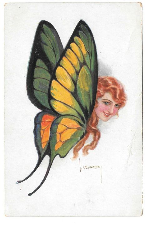 Borboleta Tattoo, Butterfly Face, Vintage Illustration Art, Traditional Tattoo Art, Illustration Vintage, Art Et Illustration, Fantasy Artist, Fashion Painting, Wassily Kandinsky