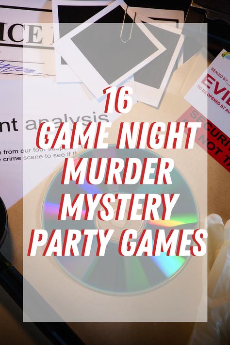 16 Free Murder Mystery Party Games For Game Night - Fun Party Pop Clue Game Party, Clue Night, Games For Game Night, Mystery Party Games, Mystery Party Game, Clue Party, Clue Games, Mystery Dinner Party, Dinner Party Games