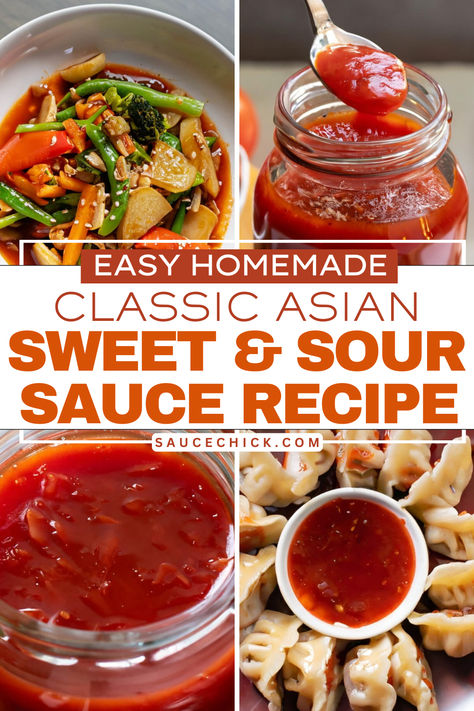 Sweet and Sour Sauce Recipe Recipe For Sweet And Sour Sauce, Best Sweet And Sour Sauce Recipe, Recipe Sweet And Sour Sauce, Sweet And Sour Sauce Recipe, Homemade Sweet And Sour Sauce, Sweet N Sour Sauce Recipe, Sweet And Sour Recipes, Pot Stickers, Recipe Sweet