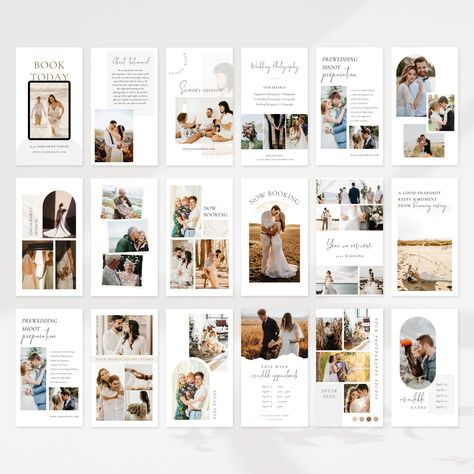 Photographer Instagram Story Template | Wedding Photography Instagram Stories | Photography Pricing List | Social Media Canva Template https://etsy.me/3lN1qhw #white #beige #photographyinsta #socialmedia #weddinginsstory #weddingphotography #photographercontent #senior Photographer Instagram Story, Photography Instagram Story, Pricing List, Photography Price List, Photographer Templates, Photography Marketing Templates, Wedding Photography Pricing, Photographer Instagram, Miniature Photography