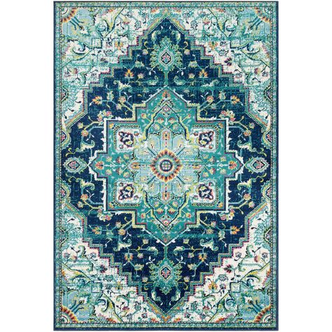 Surya Paramount Rug Teal Home Decor, Teal Rug, Rug Sizes, Teal Area Rug, Updated Traditional, Medallion Rug, Decor Furniture, Traditional Area Rugs, Size Pattern