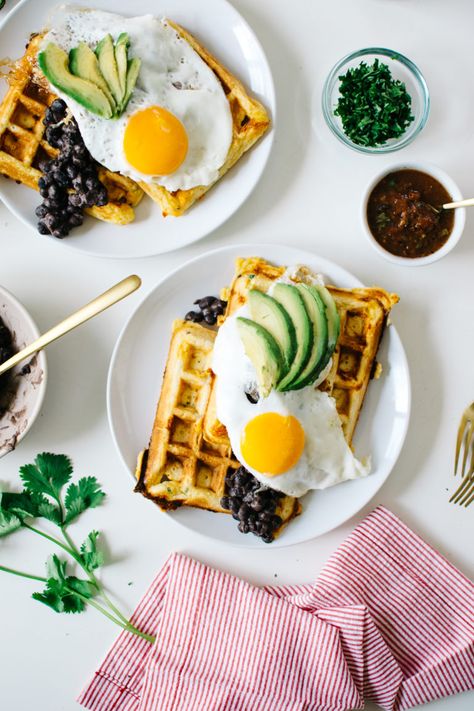 Food for all five senses. Waffle Photography, Breakfast Chaffle, Cheddar Waffles, Chaffle Sandwich, Fried Egg Recipes, Egg Avocado, Breakfast Photography, Jalapeno Cheddar, Filling Breakfast