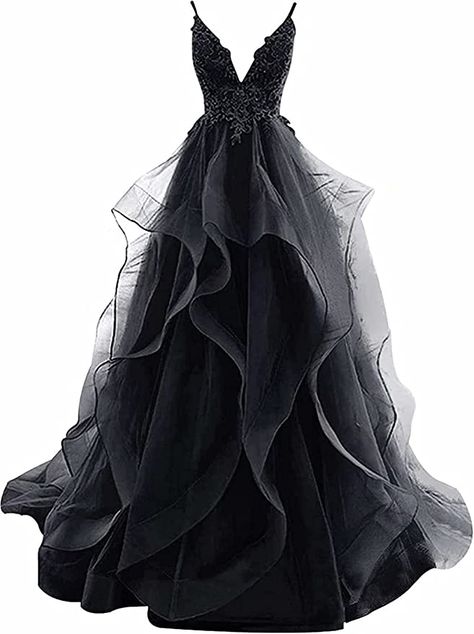 Poofy Prom Dresses, Prom Dresses Long Black, Masquerade Ball Gowns, Dress For Teens, Prom Dress For Teens, Poofy Dress, Backless Evening Gowns, Tulle Prom Dresses, Black Ball Gown