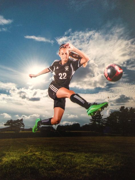 Soccer Action Shots Photography, Soccer Photography Ideas, Soccer Photography Action, Sports Action Shots, Soccer Action Shots, Soccer Portraits, Soccer Photography Poses, Soccer Senior Pictures, Soccer Team Photos