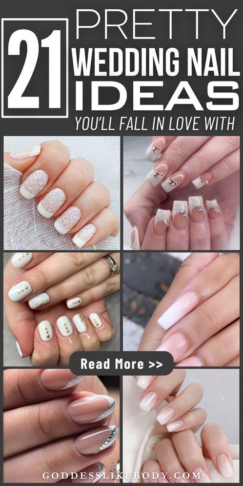 21 classy Wedding Nail Design Ideas you'll love Wedding Nail Ideas, Classic Nail Art, Lace Stencil, Stunning Nails, Pink Polish, Classic French Manicure, Wedding Nail, Vibrant Nails, Nail Design Ideas