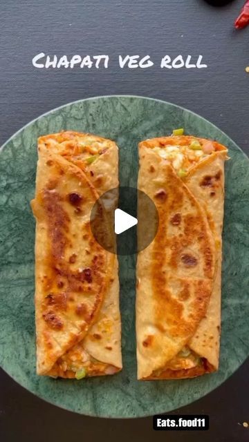 eats. food11 on Instagram: "Chapati veg roll recipe😍  Ingredients   Roti Onion 🧅  Capsicum 🫑  Carrot 🥕  Apneer Mayonnaise 🍝  Tamato Sauce  Chilli Flakes  Oregano Mix herbs  Salt  Pizza pasta sauce  Butter   #quickrecipes #paratharecipe #recipevideo #foodstagram #reelkrofeelkro #foodporn ##chapatirecipe #trendinreels #recipes #healthysnacks #easyrecipe #desifood #foodieofindia #recipeofinstagram #instagrowth #hashtagformula #instahashtags #intatips   #socialmediagrowth" Roti Pizza Recipes, Spicy Snacks Recipes Veg, Roti Roll Recipe, Frankie Recipe Veg, Veg Roll Recipe, Chapati Roll, Veg Breakfast Recipes Indian, Veg Frankie Recipe, Breakfast Recipes Indian Veg