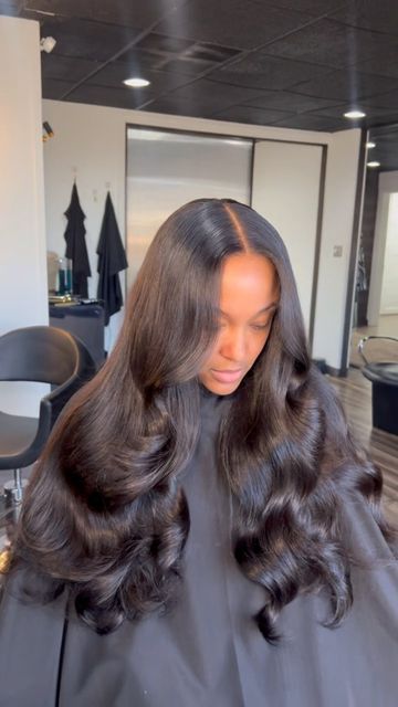 Pressed Natural Hair, Silk Press Natural Hair, Protective Hairstyles Braids, Hair Appointment, Flat Iron Hair Styles, Hair Laid, Hair Crush, Sew In, Baddie Hairstyles