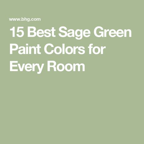 15 Best Sage Green Paint Colors for Every Room Behr Sage Green Paint, Best Sage Green Paint Colors, Best Sage Green Paint, Sage Green Kitchen Walls, Sherwin Williams Paint Colors Green, Paint Colors For 2023, Sage Green Paint Colors, Green Paint Colors Bedroom, Popular Wall Colors