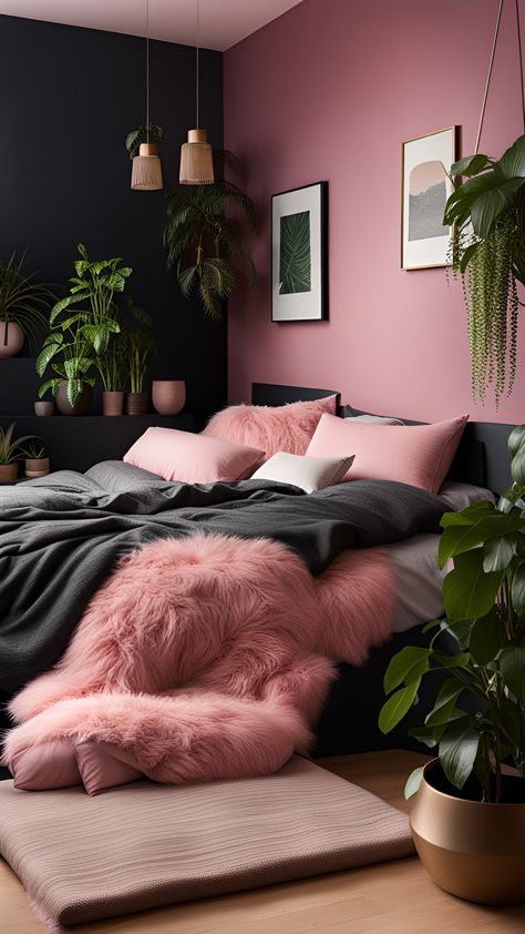 Pink Bedroom Accessories, Ultimate Bedroom, Pink Paradise, Feminine Bedroom, Pink Bedroom Decor, Blush Beauty, Pink Bedrooms, Woman Bedroom, Apartment Decor Inspiration