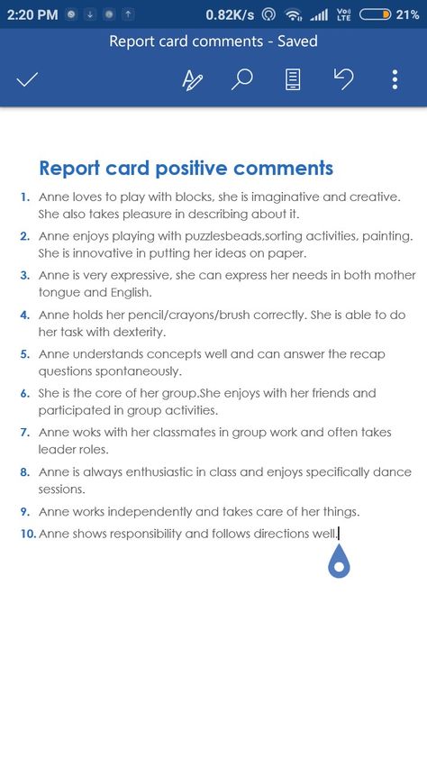 Ecced#report comments# positive# annual report Reportcard Comments For Kindergarten, Comments For Kindergarten Report Cards, Positive Remarks For Report Cards For Kindergarten, Teachers Comments For Students, Positive Student Comments, Report Comments For Teachers, Comments For Preschool Progress Reports, Teachers Remarks For Report Card, Report Cards For Preschool