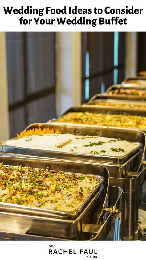 One of the best and arguably most important parts to a wedding (besides witnessing the ceremony) for guests is what’s going to be on the wedding menu and buffet tables at the reception. So today, I’m sharing a round-up of wedding food ideas to consider for your wedding buffet spread to make the dining experience on your big day truly unique to your weddings and what your guests will love. Check out these perfect Wedding Buffet Food Ideas! Wedding Buffet Food Ideas, Food Catering Ideas Buffet Tables, Buffet Food Ideas, Wedding Reception Food Buffet, Types Of Bagels, Wedding Buffet Menu, Wedding Buffet Table, Buffet Wedding Reception, Wedding Food Ideas