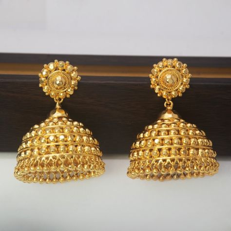 Kollam Supreme Gold Plated Big and Medium Size bridal #Jhumkas Collection - stunning blend of trendy and #traditional designs, perfect for the modern woman with a touch of #timelesselegance. Elevate your look with these exquisite pieces that exude sophistication and style. Shop Online: https://ow.ly/puCc50TqHv6 . . . #KollamSupreme #BridalJhumka #GoldPlatedJewelry #TraditionalElegance #TimelessBeauty #earrings #jhumkalovers #goldplatedjhumka #imtiationjewellery #Weddingjewellery #southweddin... Bridal Jhumkas, Elevate Your Look, Gold Plated Jewelry, Modern Woman, Timeless Beauty, Medium Size, Timeless Elegance, The Modern, Wedding Jewelry