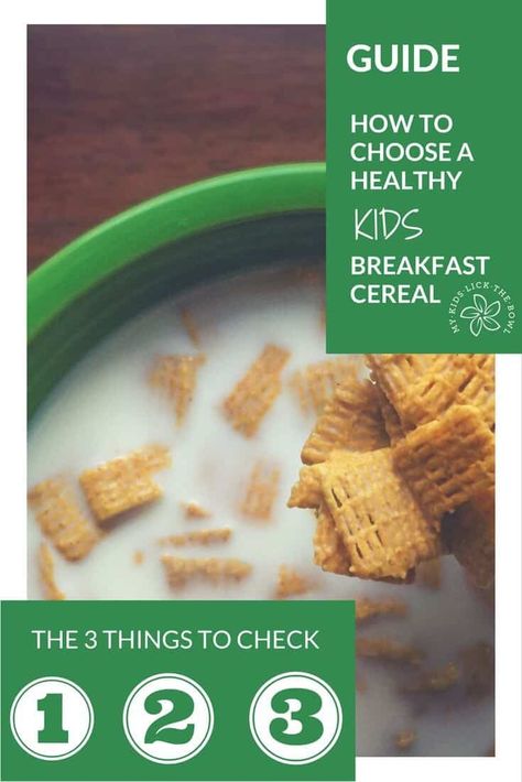 A simple guide to choosing a healthy kids breakfast cereal. Making breakfast cereal easy and healthy Healthy Cereal Brands, Healthy Breakfast Cereal, Cereal Healthy, Gmo Free Food, Healthy Cereal Breakfast, Healthy Breakfast For Kids, Kids Cereal, Best Cereal, Homemade Kombucha