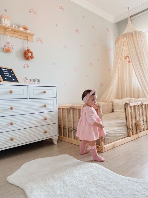 Rocking Bed, Cozy Baby Room, Wooden Rocking Chair, Rocking Cradle, Bed Wooden, Toddler Bedroom Girl, Kids Armchair, Toddler Bedroom