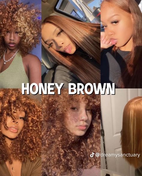 Honey Bronze Hair, Top Heavy Outfits, Curly Head, Latina Hair, Highlights Curly, Dyed Curly Hair, Highlights Curly Hair, Mixed Curly Hair, Honey Brown Hair