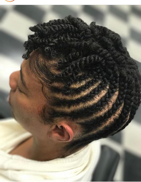 Condros Hairstyles, 2strand Twist Women Locs, 3strand Twist, Updo With Two Strands Out, Braided Mohawk With Two Strand Twist, Flat Twists Hairstyles, Twists Hairstyles For Black Women, Twist Updo Natural Hair, Women’s Two Strand Twist