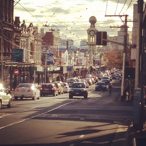 Swan Street, Richmond, Melbourne, Australia Irish Town, Street Images, Bourne Identity, Brunswick Street, Melbourne Suburbs, Richmond Melbourne, Melbourne Street, Street Shopping, Street Image