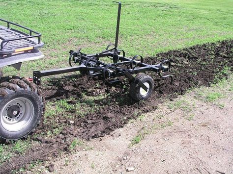 Utv Trailers, Atv Plow, Atv Implements, Atv Attachments, Agricultural Implements, Cool Truck Accessories, Atv Winch, Tractor Idea, Atv Trailers