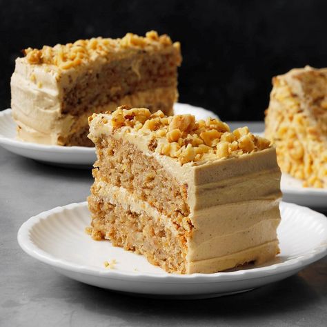 Apple Spice Cake with Brown Sugar Frosting Fall Birthday Cakes, Brown Sugar Frosting, Apple Spice Cake, Potluck Desserts, Cake Frosting Recipe, Sugar Frosting, Apple Spice, Honeycrisp Apples, Apple Cake Recipes