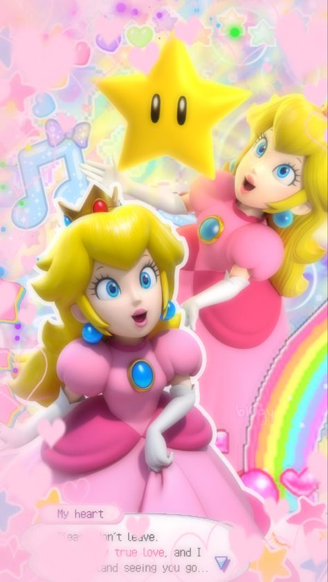 Princess Peach Wallpaper, Mario And Princess Peach, Peach Wallpaper, Crochet Aesthetic, Princess Peach, Mario, Crochet