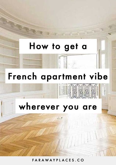 These are five easy steps for giving your home some Paris-level chic — all easily reproducible anywhere in the world. Start with white walls, and add from there — like with the Anthropologie chandelier, pictured. (We've got loads more in the post.) Parisian House Decor, Interior Design French Modern, Parisian Style Home Decor, Parisienne Style Home, French Country Apartment Decor, French Country Apartment Decorating, Parisian Style Bedroom Ideas, Dream Home Interiors, Anthropologie Living Room Inspiration