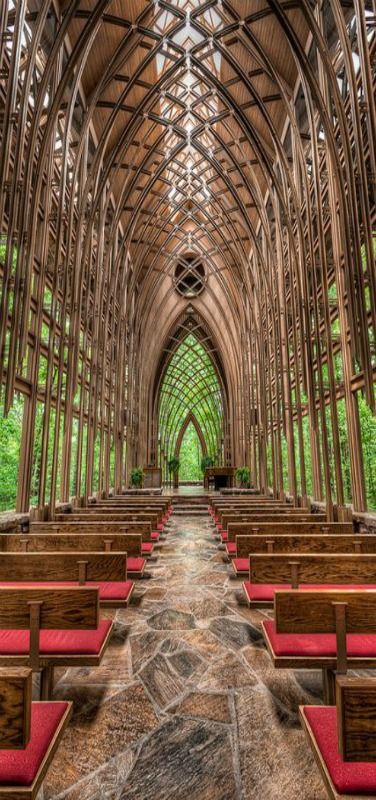 A chapel in the woods, [gothic] Bella Vista, Arkansas, USA by IPBrian Thorncrown Chapel, Chapel In The Woods, Architecture Cool, Glass Chapel, Kirkenes, Eureka Springs, Old Church, Place Of Worship, Pretty Places