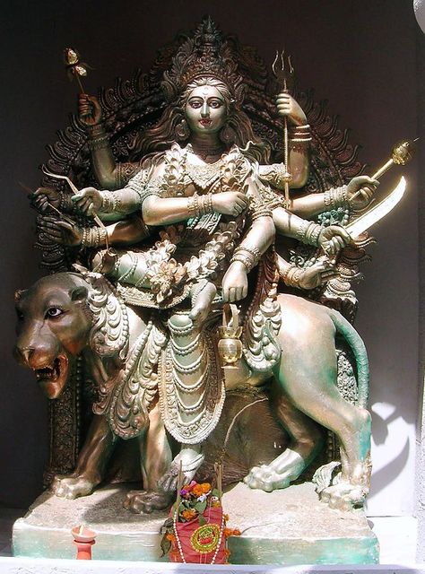 Chandraghanta Devi, Maa Chandraghanta, Shardiya Navratri, Historical Sculptures, Indian Temple Architecture, Goddess Sculpture, Shakti Goddess, Ganesh Photo, Navratri Images