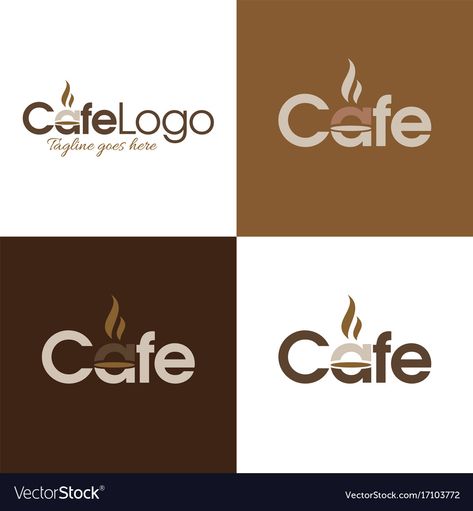 Coffee Cafe Logo Design, Cafe Logos Design, Cafe Logo Design Creative, Cafe Logo Ideas, Moodboard Cafe, Coffee Cafe Logo, Coffee Shop Logo Ideas, Coffee Logo Design, Cafe Logos